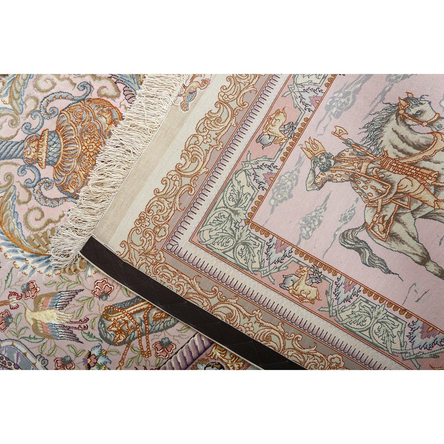 Persiano Tappeto New Persian Tabriz Goli Nami in lana e seta - Dimensioni: 19'8 X 12'10 in vendita