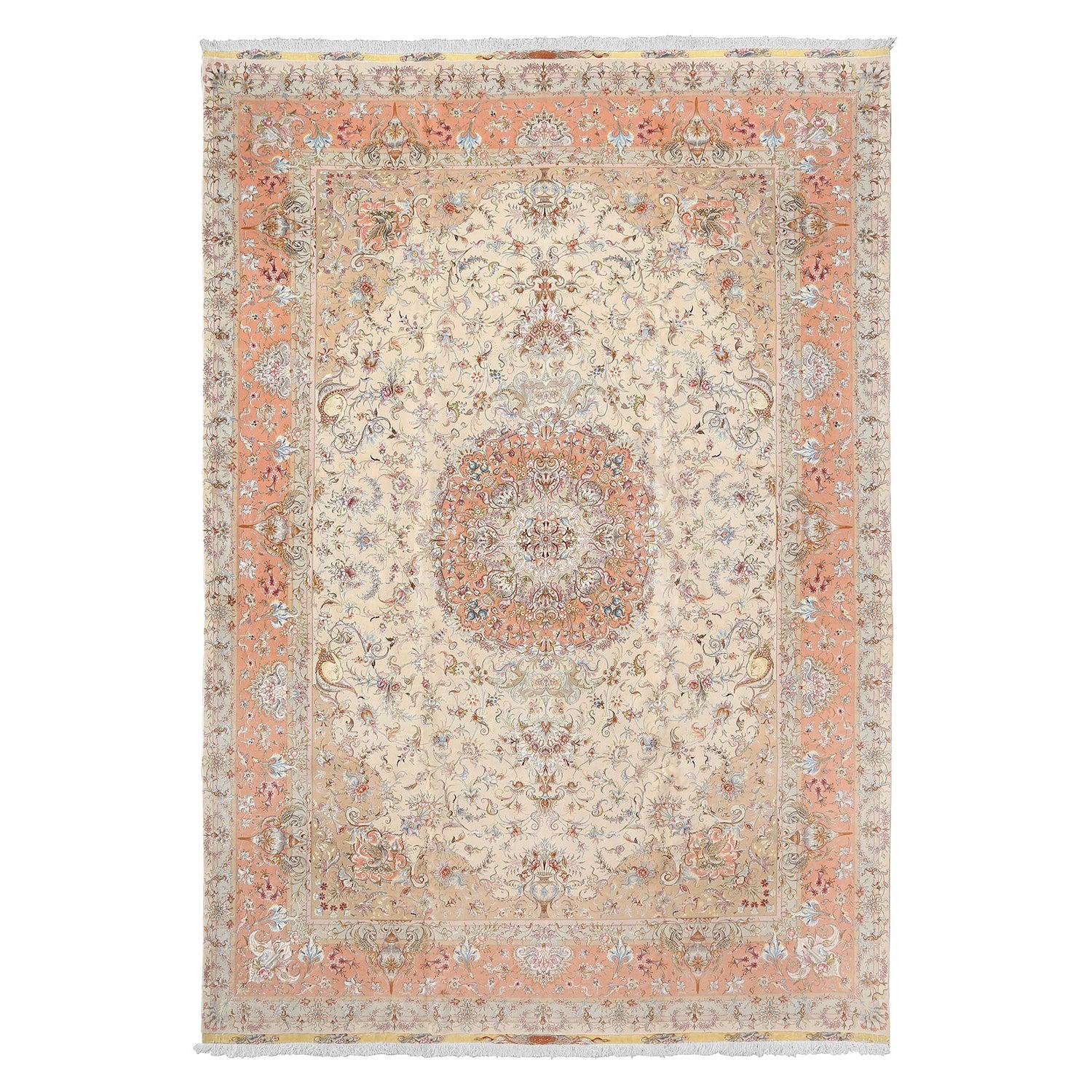 Tappeto New Persian Tabriz in lana e seta - Dimensioni: 16'7 X 11'5