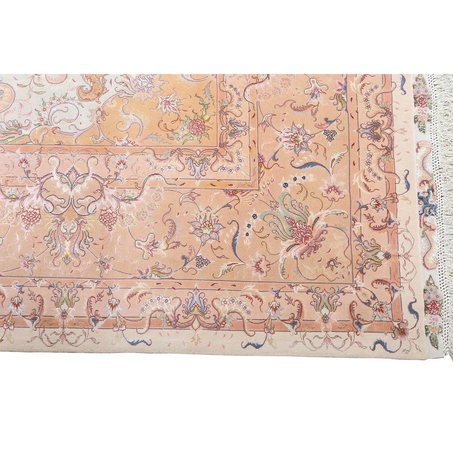 Persiano Tappeto New Persian Tabriz in lana e seta - Dimensioni: 16'8 X 11'3 in vendita