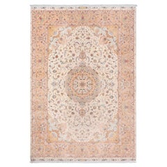 New Persian Tabriz Rug in Wool and Silk - Size:16'8 X 11'3