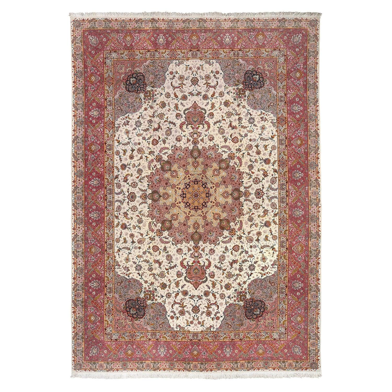 Tappeto New Persian Tabriz in lana e seta - Dimensioni: 16'8 X 11'8