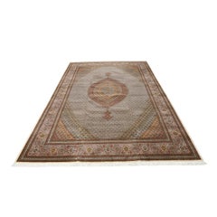 Nueva Alfombra Persa Tabriz de Lana, Seda y Algodón - Tamaño:16'10 X 11'7