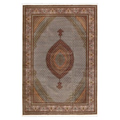 Nueva Alfombra Persa Tabriz de Lana, Seda y Algodón - Tamaño:16'10 X 11'7
