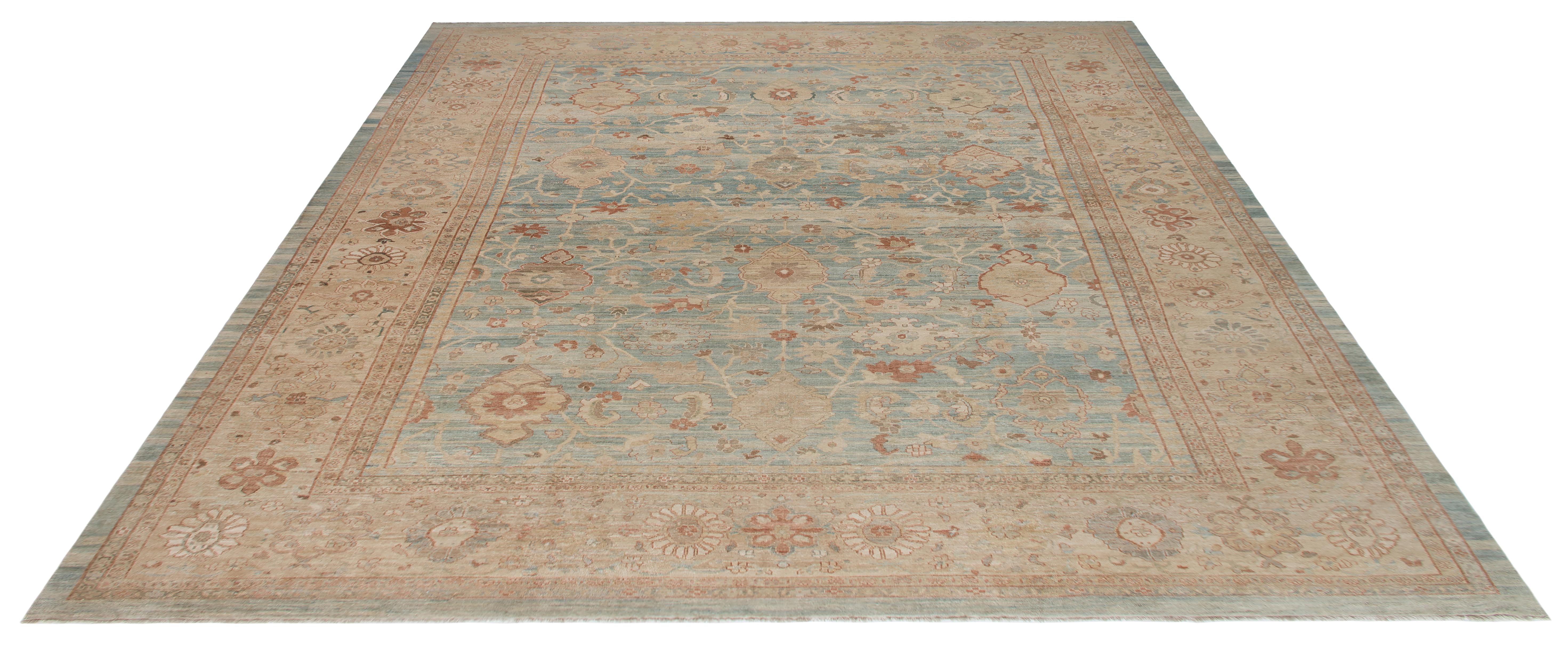 &New Persischer Ziegler Sultanabad Teppich im Angebot 4