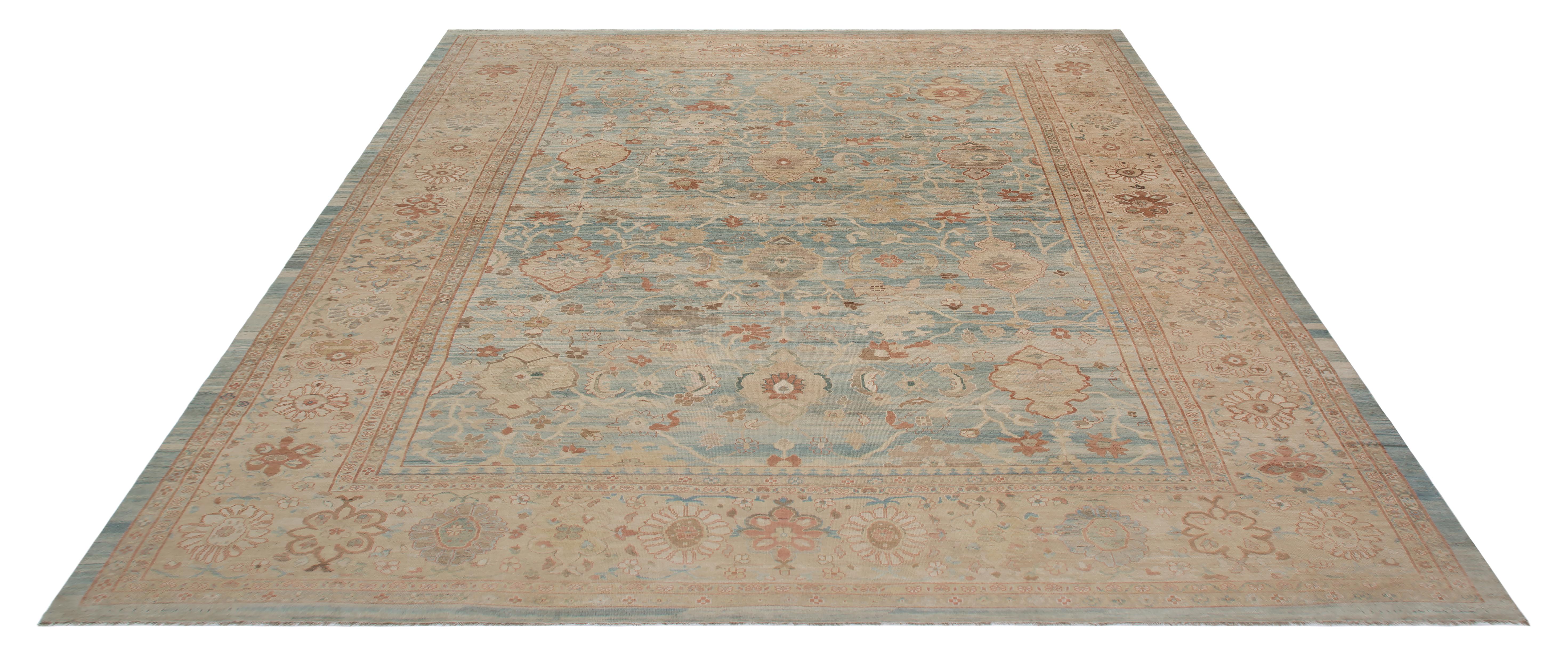 &New Persischer Ziegler Sultanabad Teppich (21. Jahrhundert und zeitgenössisch) im Angebot