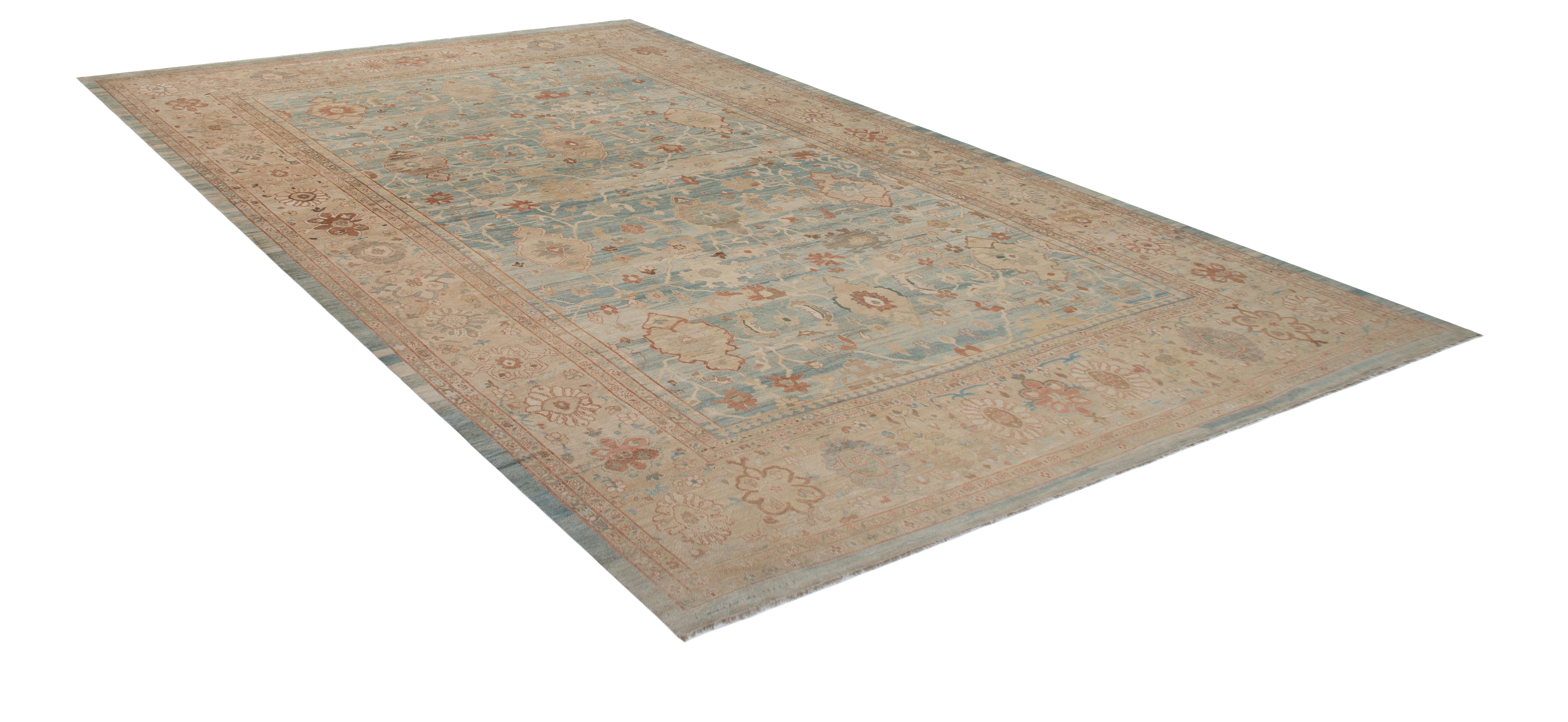&New Persischer Ziegler Sultanabad Teppich im Angebot 2