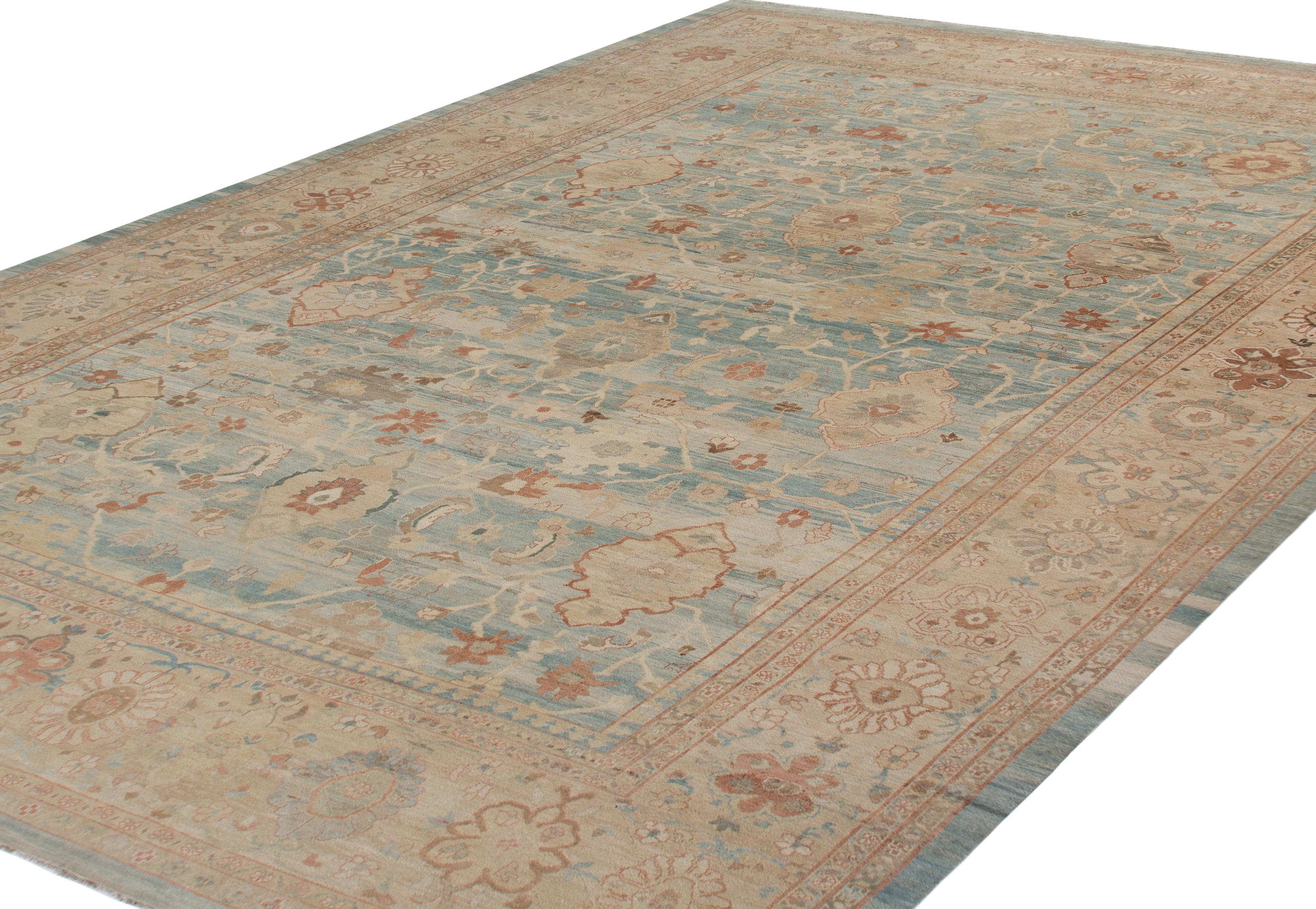 &New Persischer Ziegler Sultanabad Teppich im Angebot 3