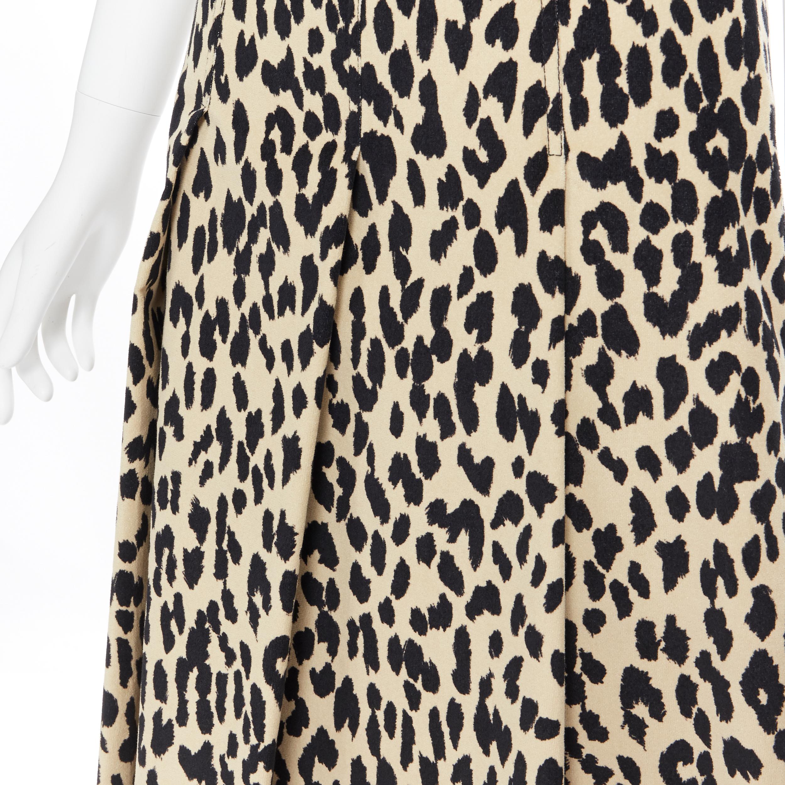 new PIAZZA SEMPIONE cream black leopard spot print cotton midi flared skirt IT38
Brand: Piazza Sempione
Model Name / Style: Midi skirt
Material: Cotton blend
Color: Brown
Pattern: Leopard
Closure: Zip
Extra Detail: A-line flared skirt.
Made in: