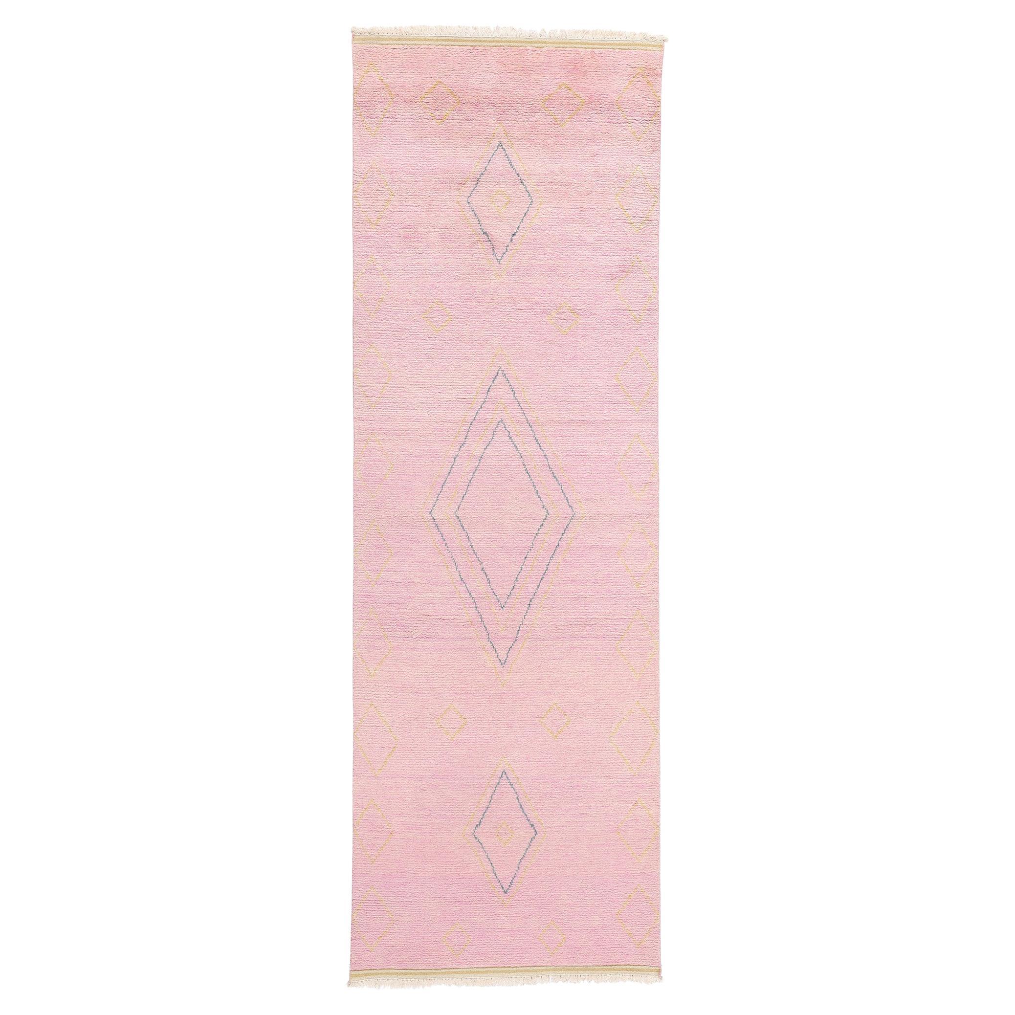 New Pink Diamond Tapis marocain Modernity, 03'11 x 12'00