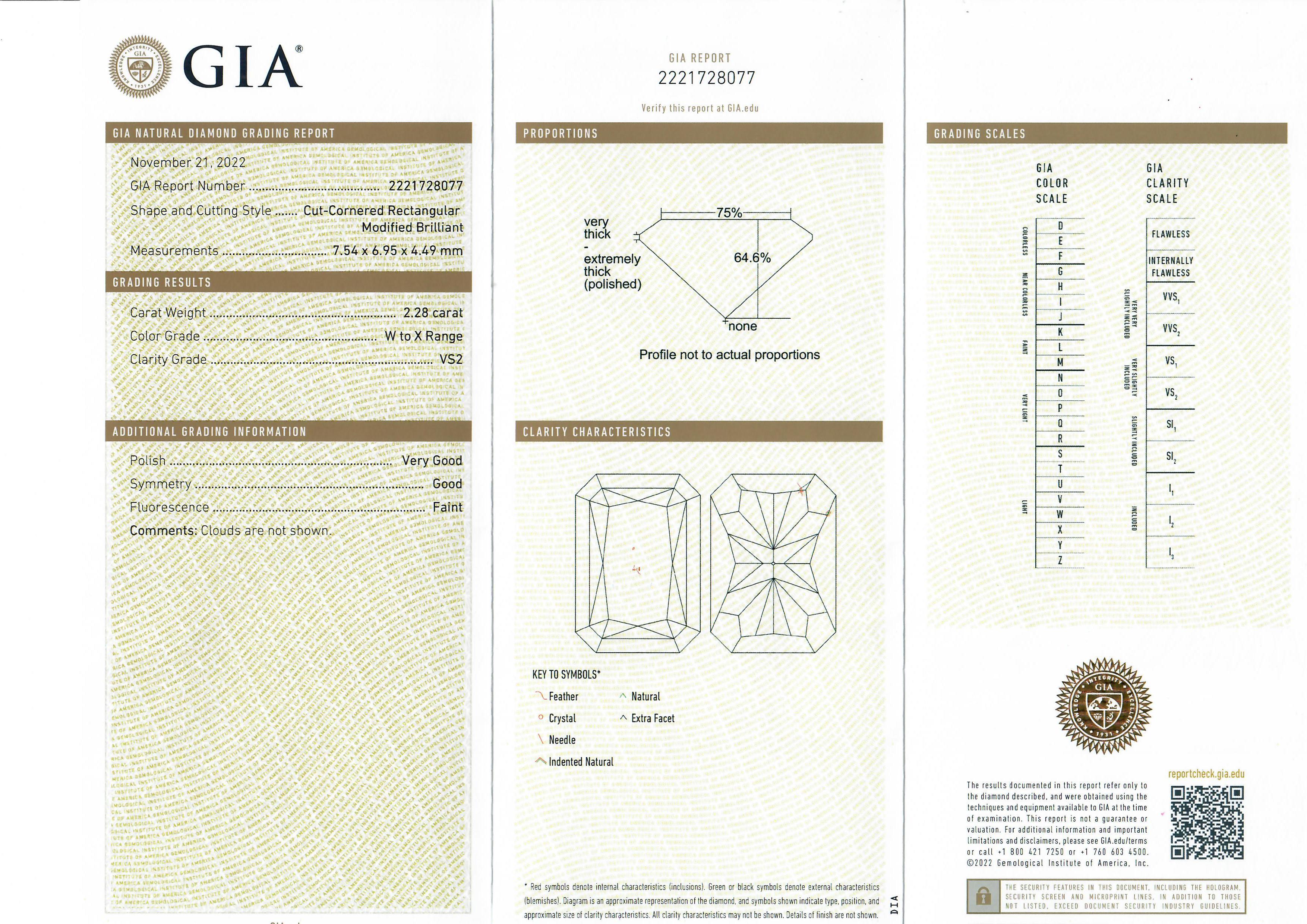 Nuovo anello in platino e oro 18k GIA da 3,5ctw con diamante radiante giallo e bianco A. Stone in vendita 6