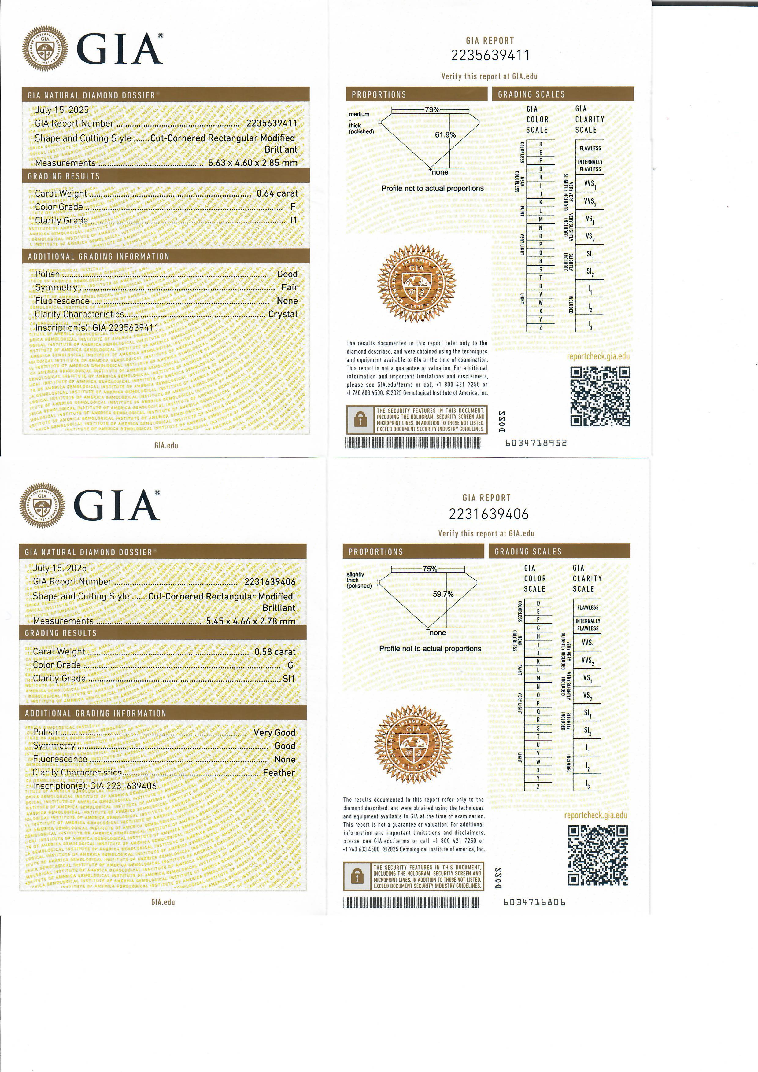Nuovo anello in platino e oro 18k GIA da 3,5ctw con diamante radiante giallo e bianco A. Stone in vendita 7
