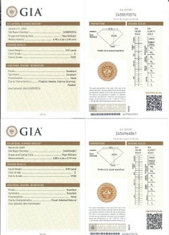 New Platinum 2.59ctw GIA Rare Round Fancy Vivid Yellow Diamond Engagement Ring