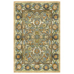 New Polonaise Rug Silk and Wool Antique Isfahan Design Bespoke Sizes