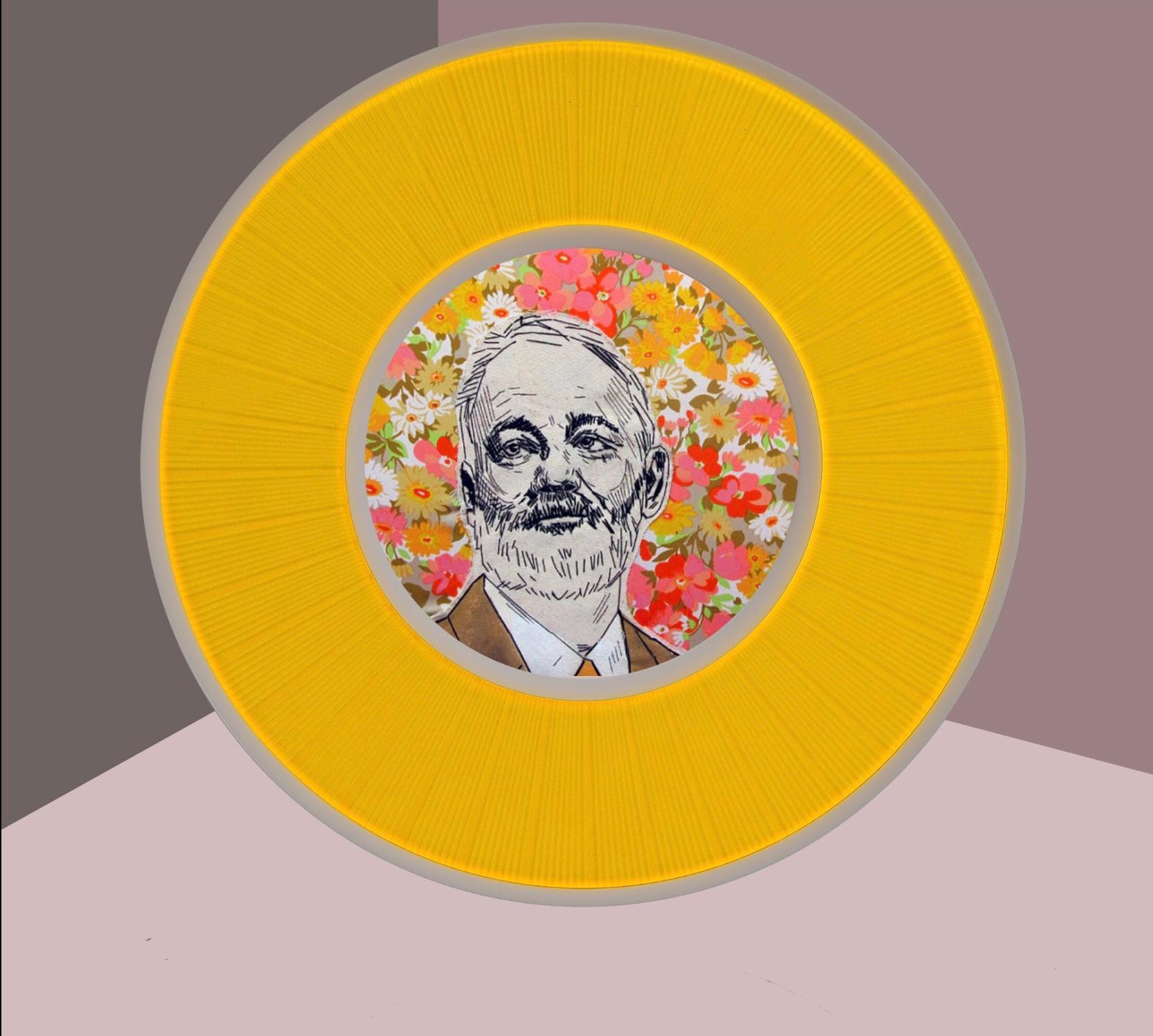 Sharing Runde gelb ist eine einzigartige Multiples Edition von Art with Heart Sammlung von Pop recto-verso Fotorahmen von Laura G Italien. Es ist wunderschön, wohin man auch blickt, seine Oberfläche ist auf der Vorder- und Rückseite verziert, ein