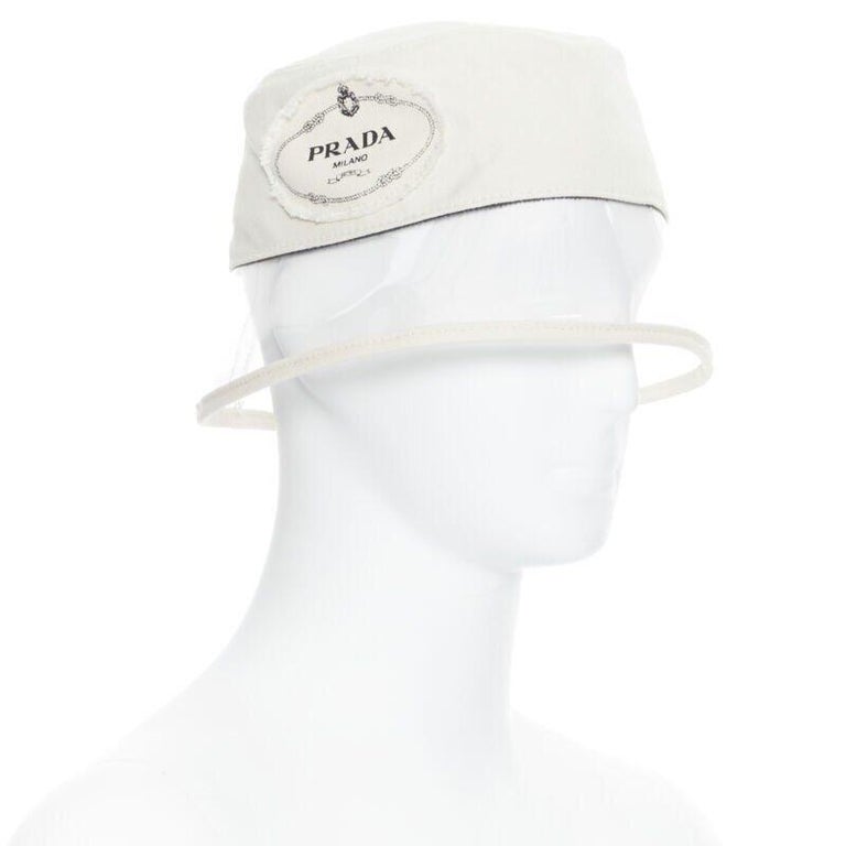 Prada clear shop bucket hat