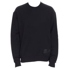 Neu, neu, PRADA 2018, Logodruck unterarm, Sportbekleidung, Scuba-Streifen, Pullover mit Streifen, L