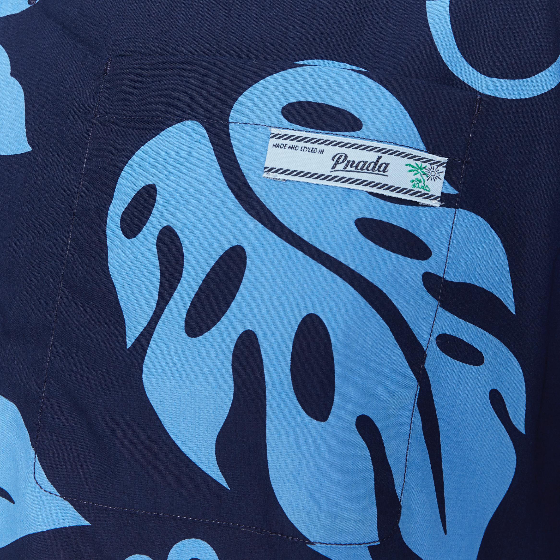 nuevo PRADA 2019 Hibiscus azul estampado floral manga corta camisa hawaiana M
Marca: Prada
Diseñador: Miuccia Prada
Colección: Primavera Verano 2019
Model Name / Style: Camisa hawaiana
Material: Algodón
Color: Azul
Patrón: Floral
Cierre: