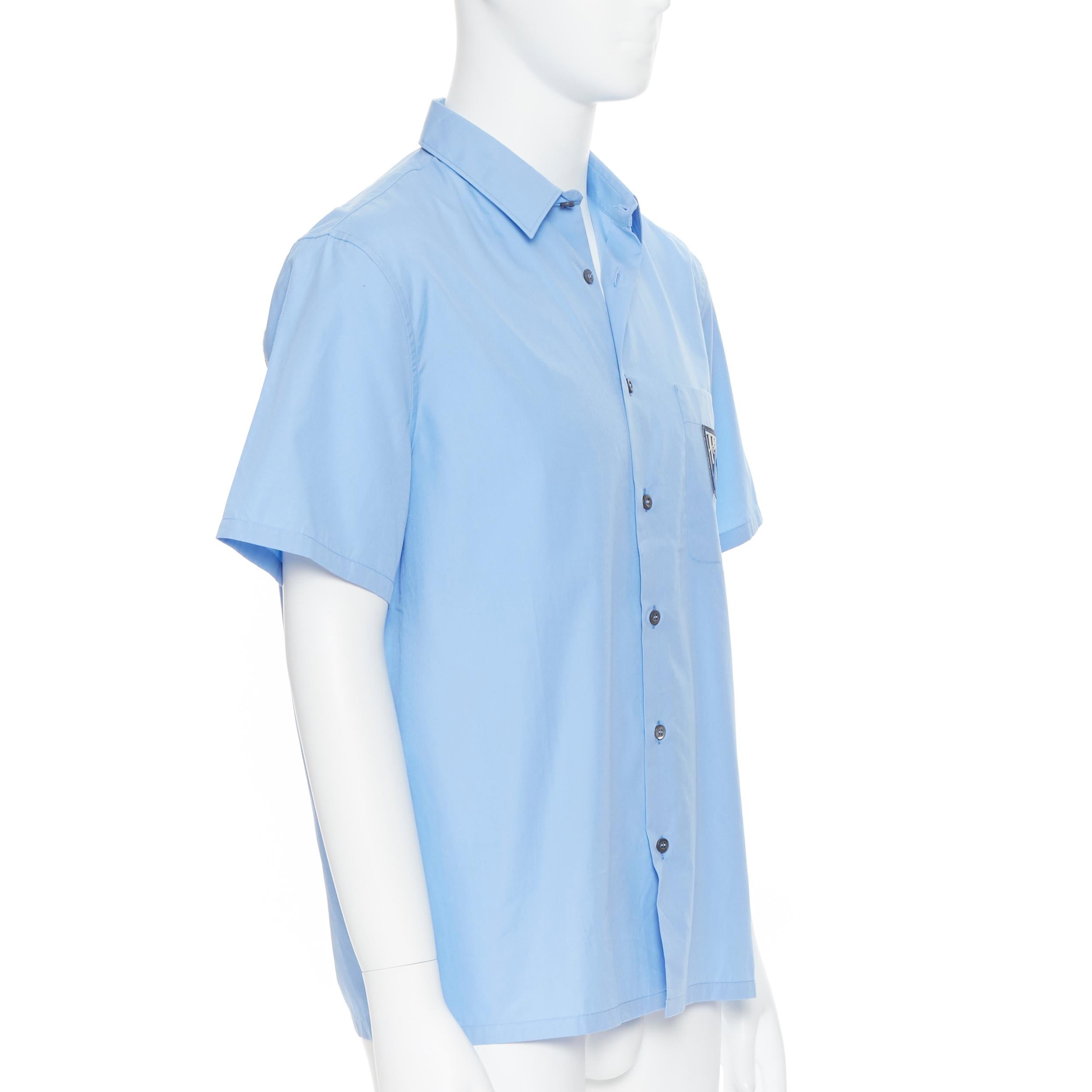 light blue prada shirt