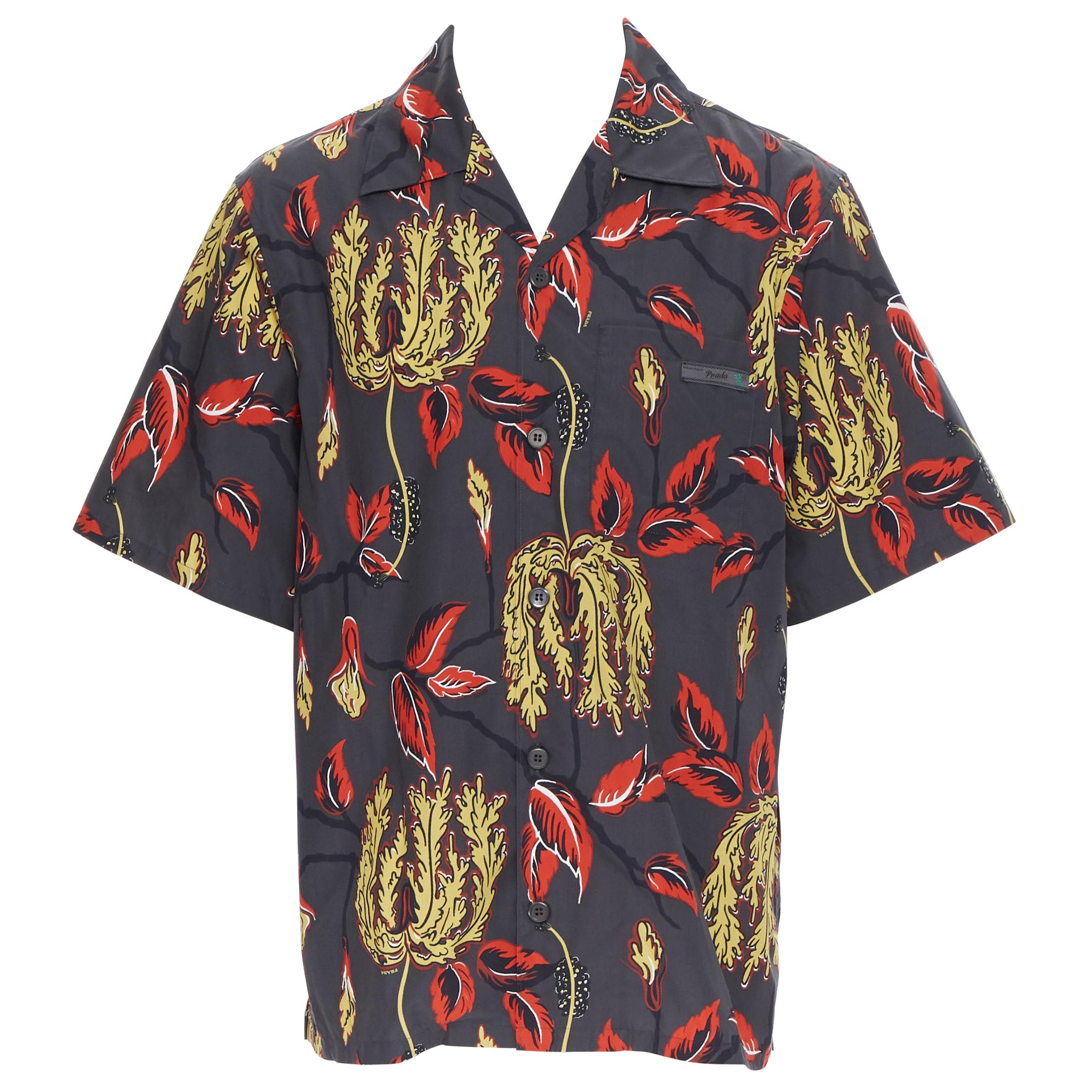 Prada Hawaiian Shirt - 2 For Sale on 1stDibs | prada hawaii