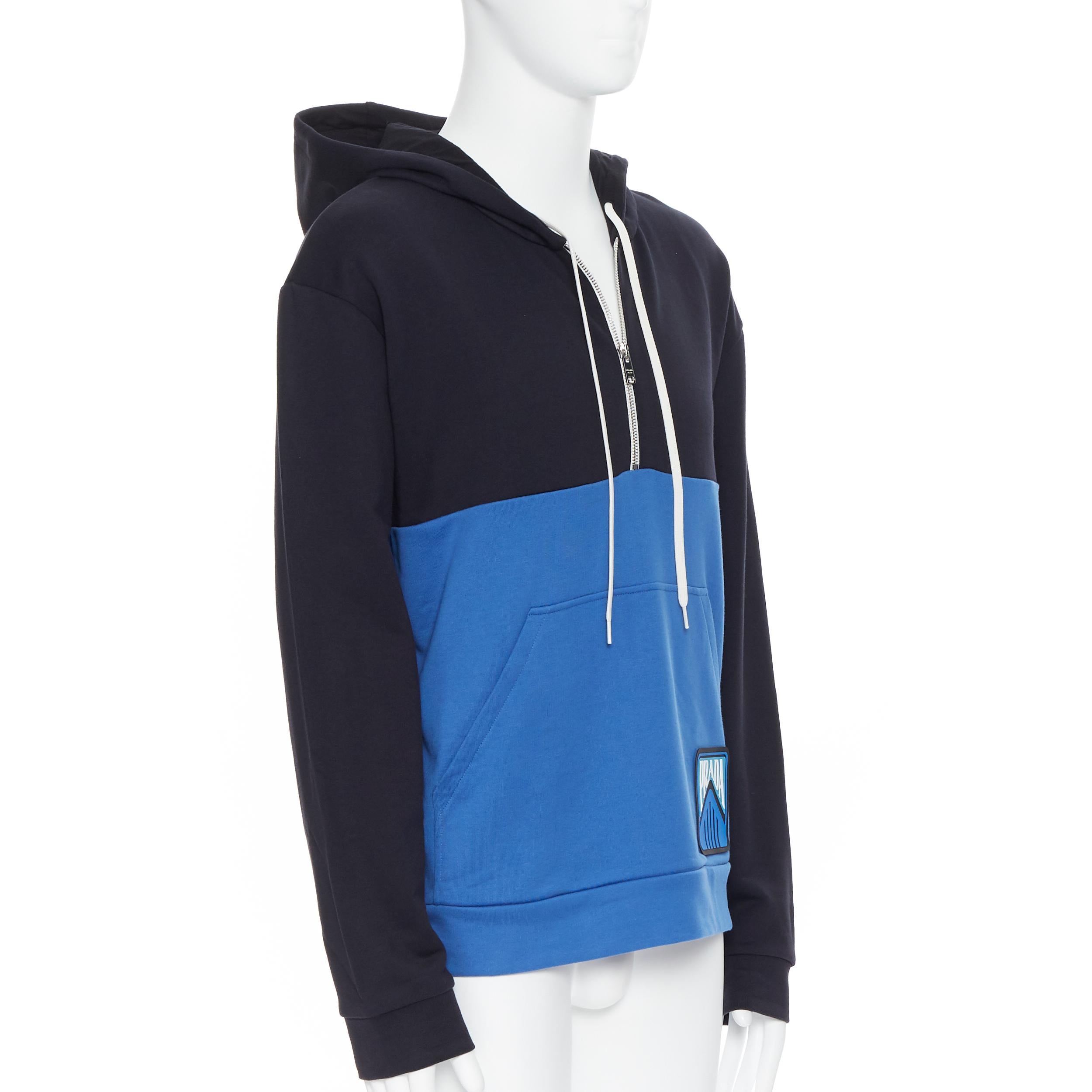 blue prada hoodie