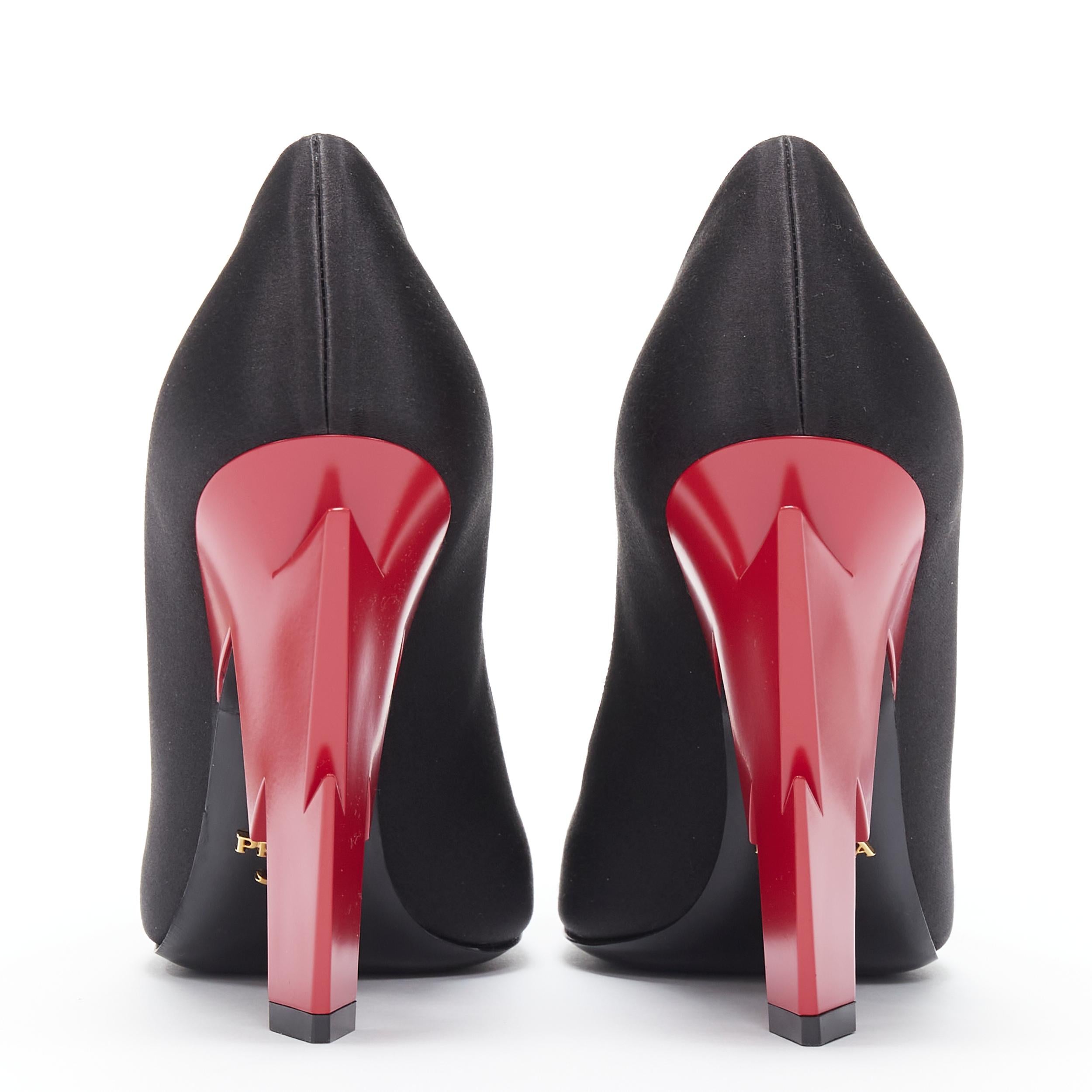 prada shoes red and black