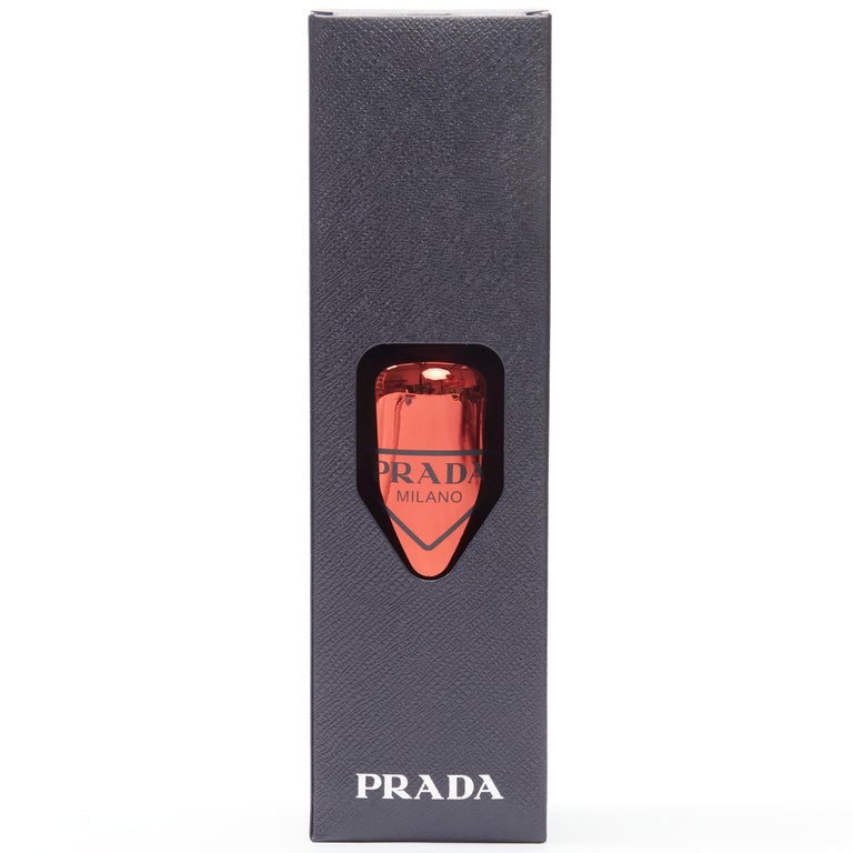 PRADA Prada Logo Print Stainless Steel Water Bottle - Stylemyle