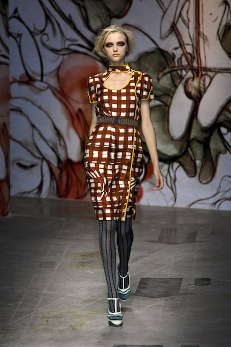 NEW Prada Asian-Inspired Ruched Printed Silk Twill Cocktail Dress 40 at 1stDibs NEW Prada Asian-Inspired Ruched Printed Silk Twill Cocktail Dress 40 at 1stDibs