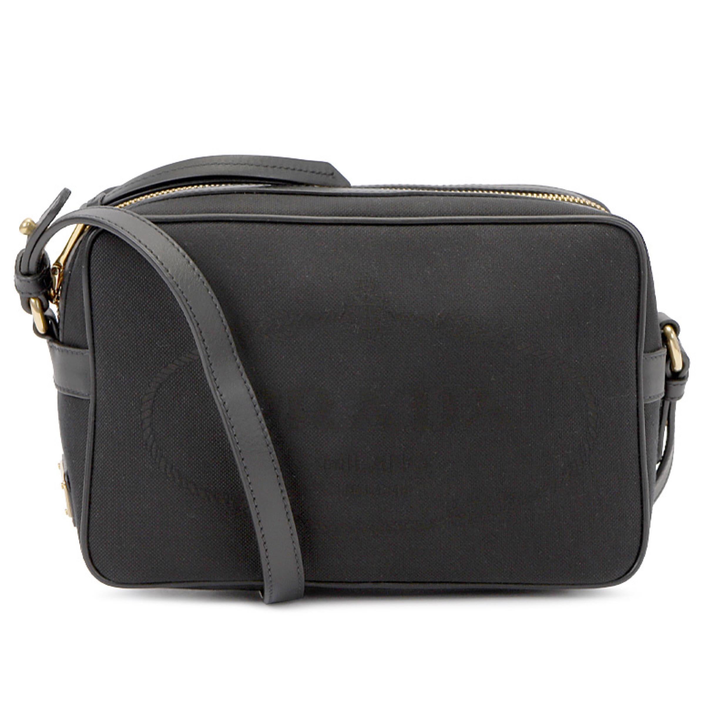 NEU Prada Beige Schwarz Jacquard Canvas Crossbody Umhängetasche Kameratasche im Zustand „Neu“ im Angebot in San Marcos, CA