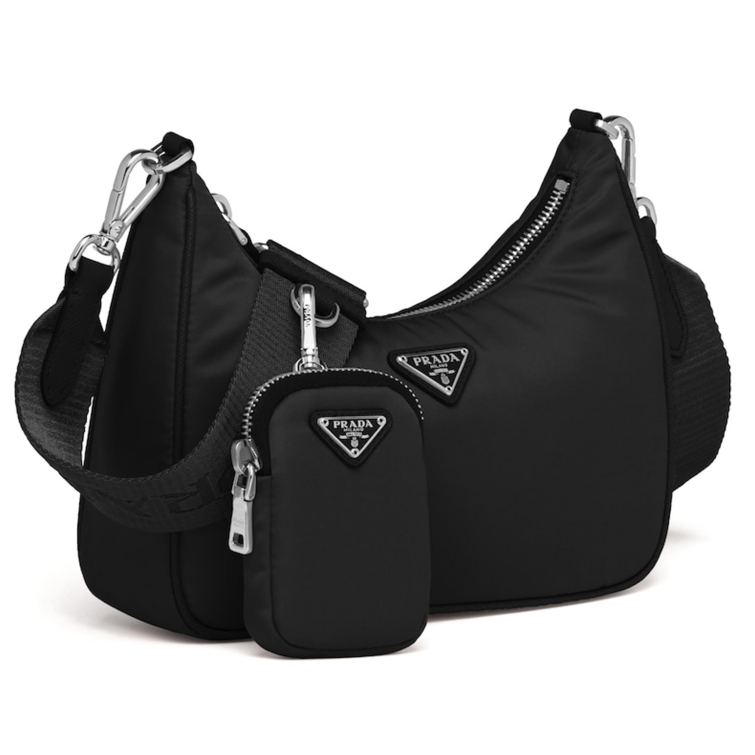 prada shoulder bag with coin purse
