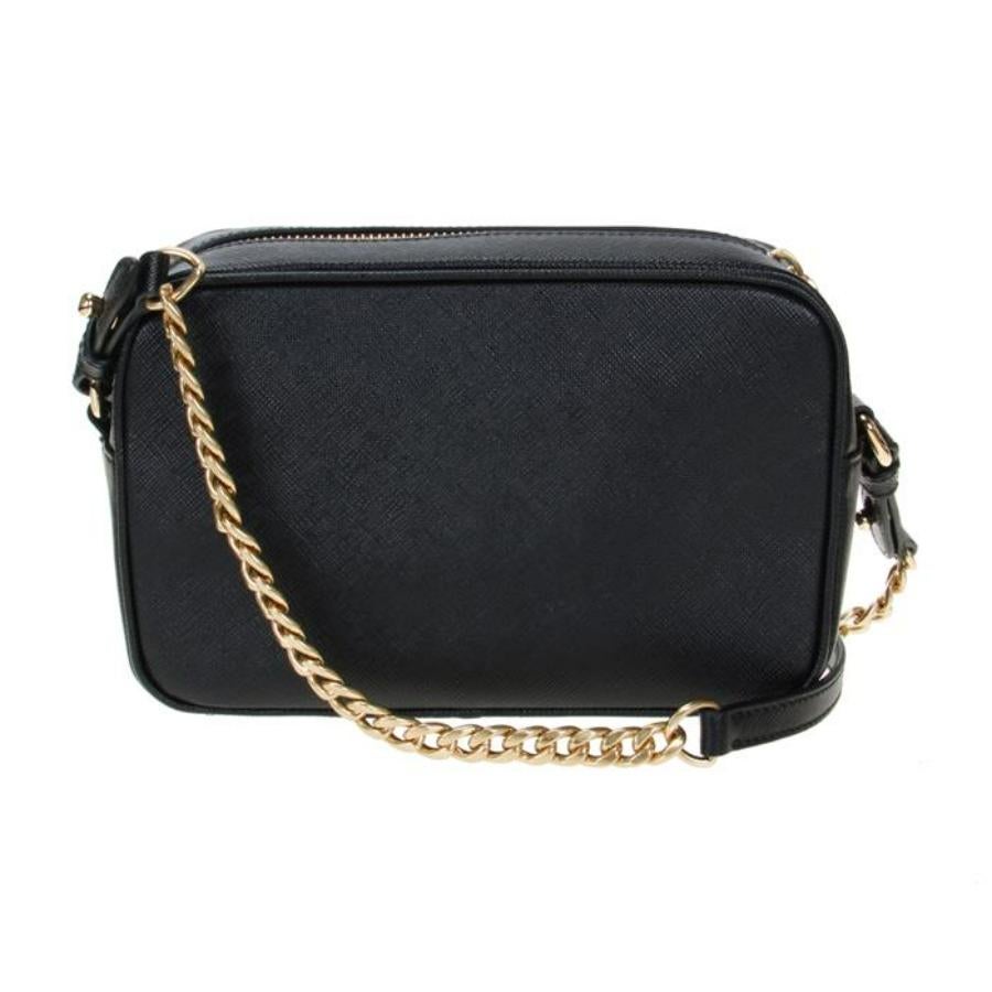 NEU Prada Schwarz Saffiano Leder Kamera Crossbody Umhängetasche im Angebot 1