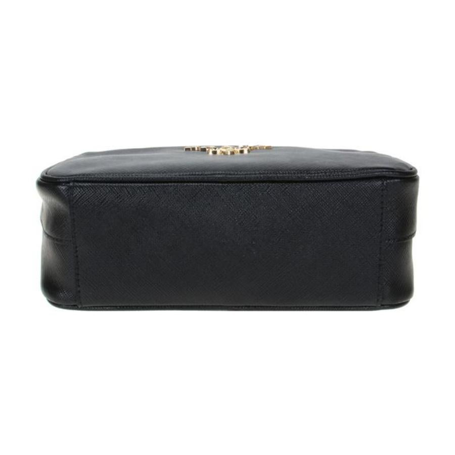 NEU Prada Schwarz Saffiano Leder Kamera Crossbody Umhängetasche im Angebot 2