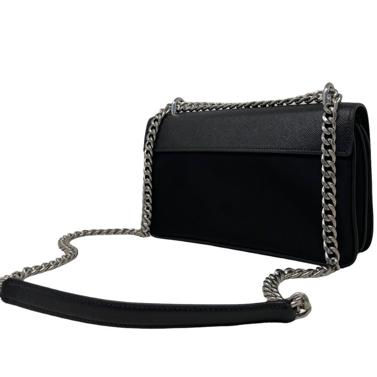 Saffiano leather crossbody bag Prada Black in Leather - 36098451