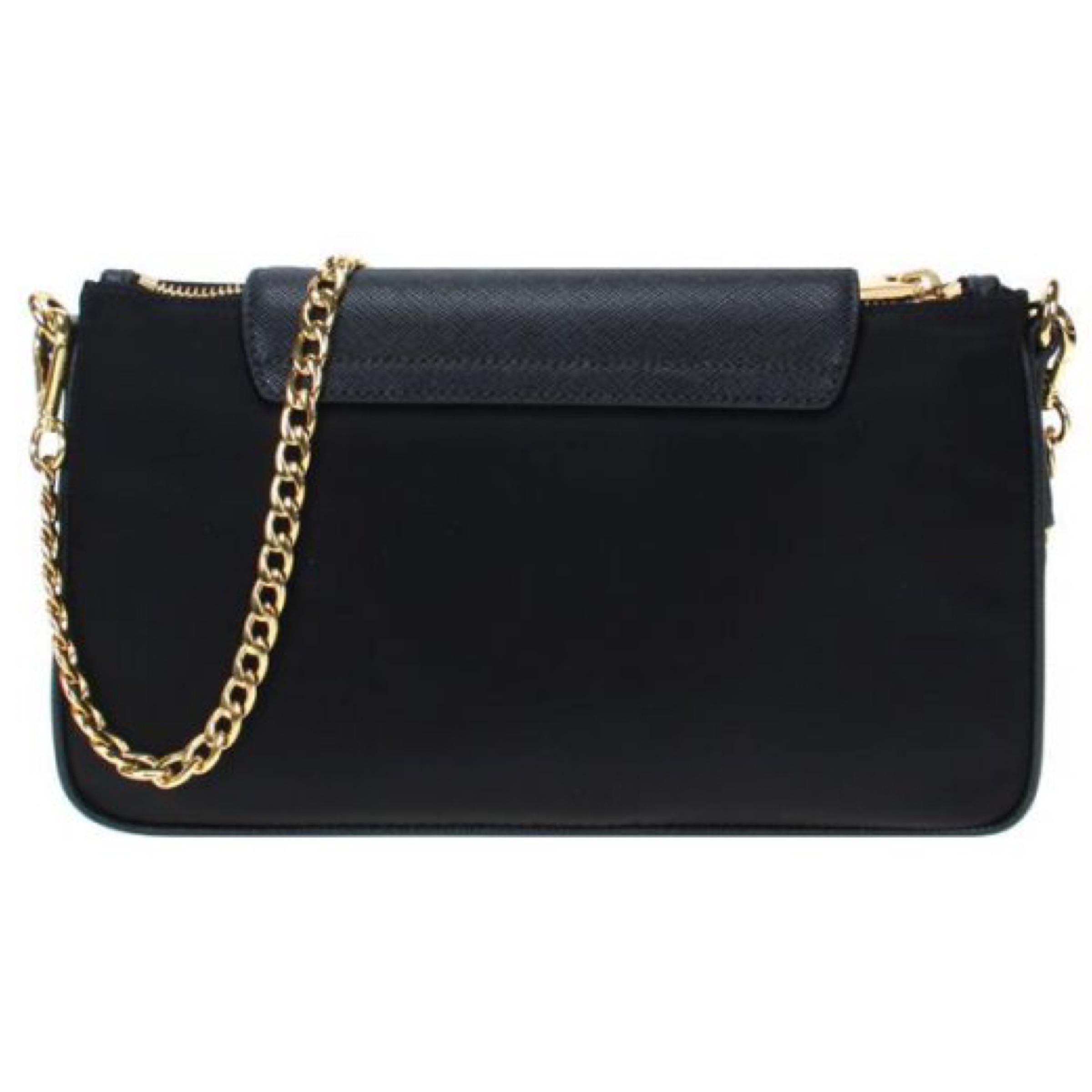 NEU Prada Tessuto Nylon-Clutch/Umhängetasche in Schwarz im Angebot 3