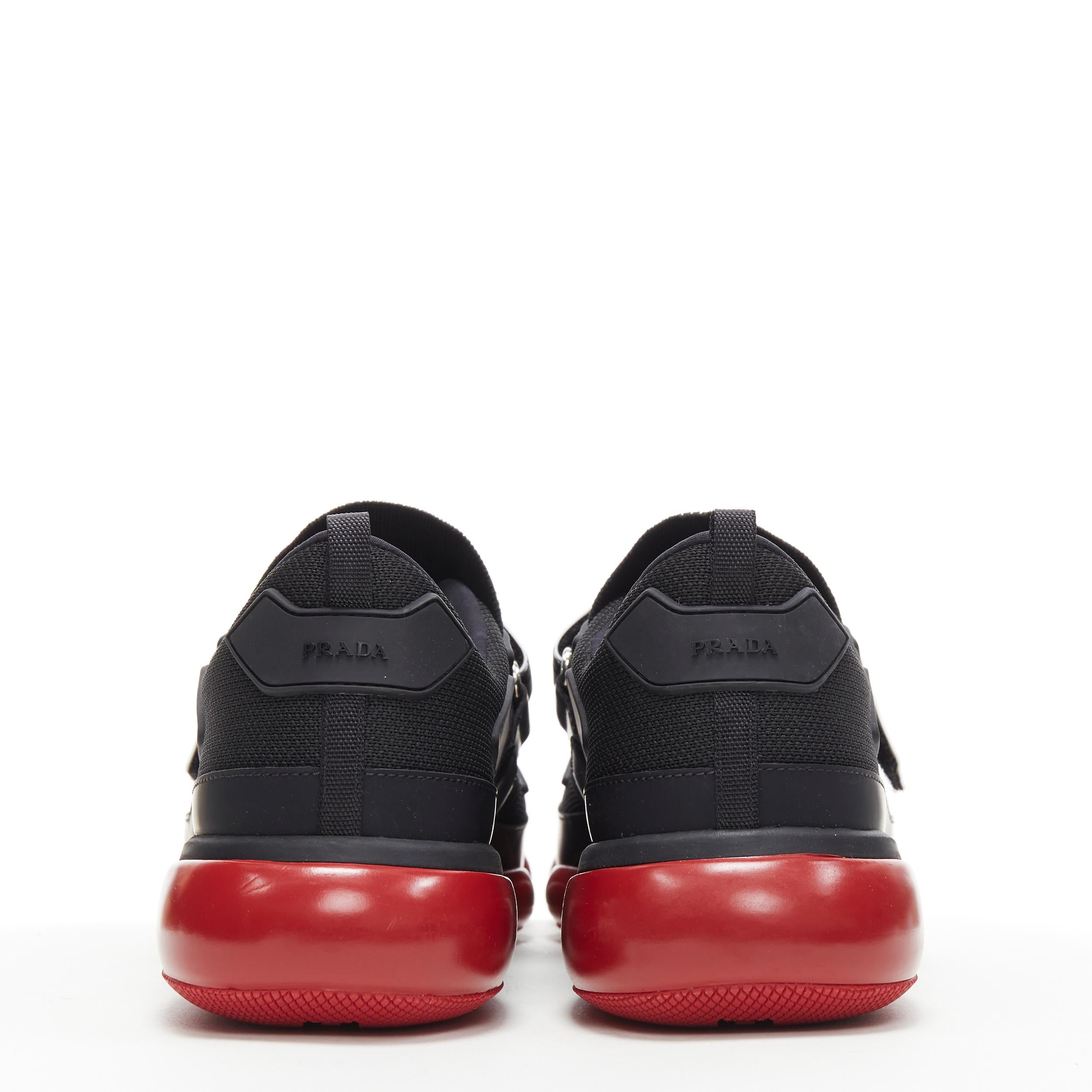 red and black prada shoes