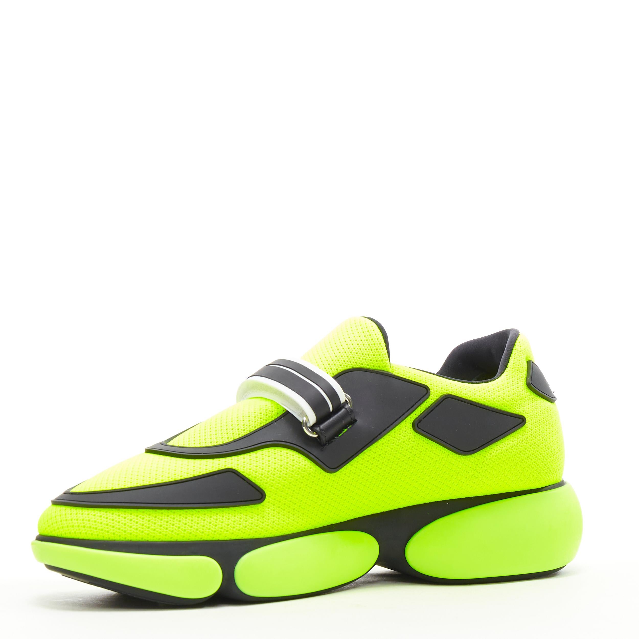 black and yellow prada cloudbust