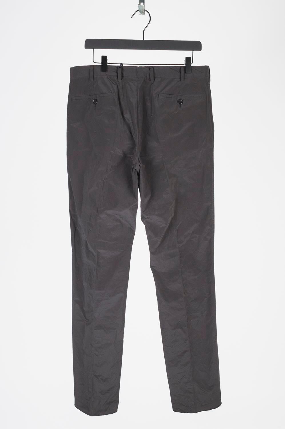 Nero New Prada Uomo Pantaloni Casual Tech Nylon Uomo Pantaloni Casual Taglia ITA52 (Large), S645 in vendita