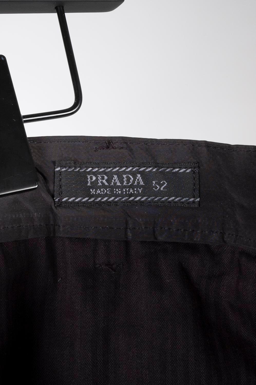 New Prada Uomo Pantaloni Casual Tech Nylon Uomo Pantaloni Casual Taglia ITA52 (Large), S645 in vendita 2