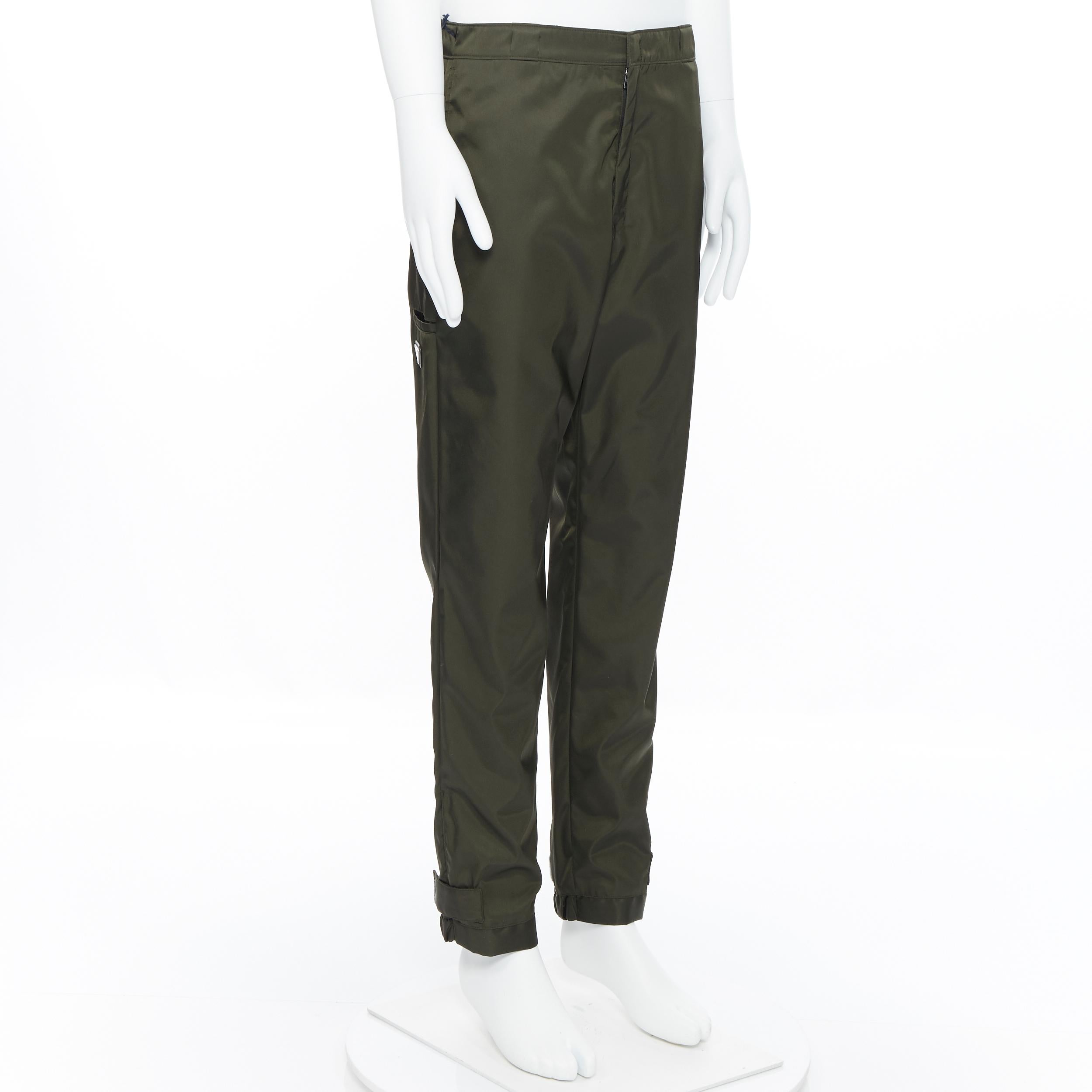 prada green pants