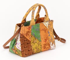 New Prada Patchwork Floral Handbag With strap