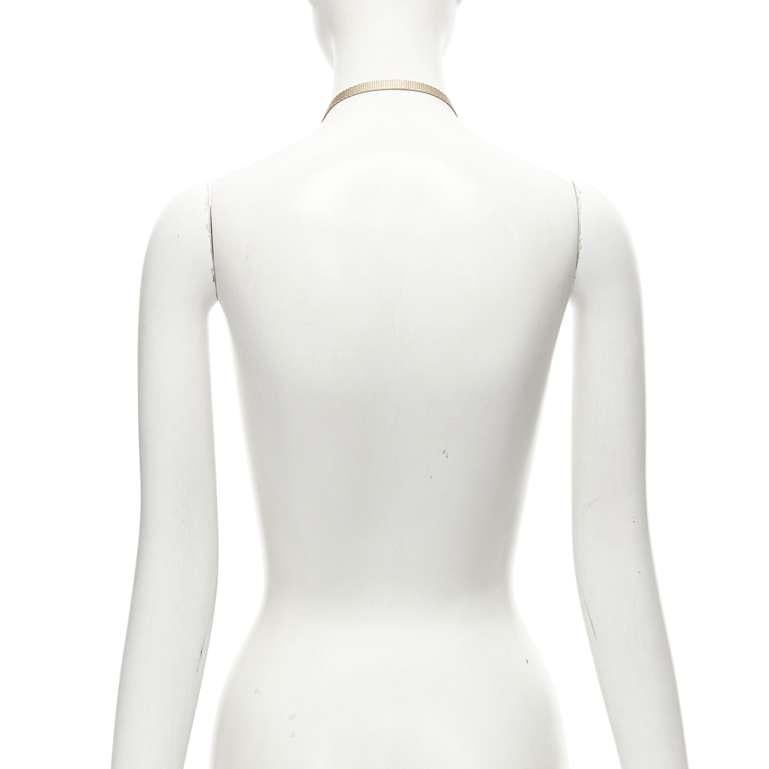Women's or Men's new PRADA Symbole Triangle logo saffiano leather Phone lanyard bag beige nude For Sale