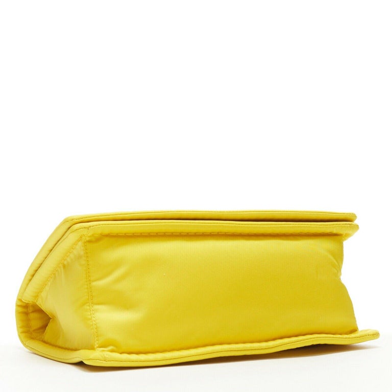 Tessuto crossbody bag Prada Yellow in Synthetic - 38009379
