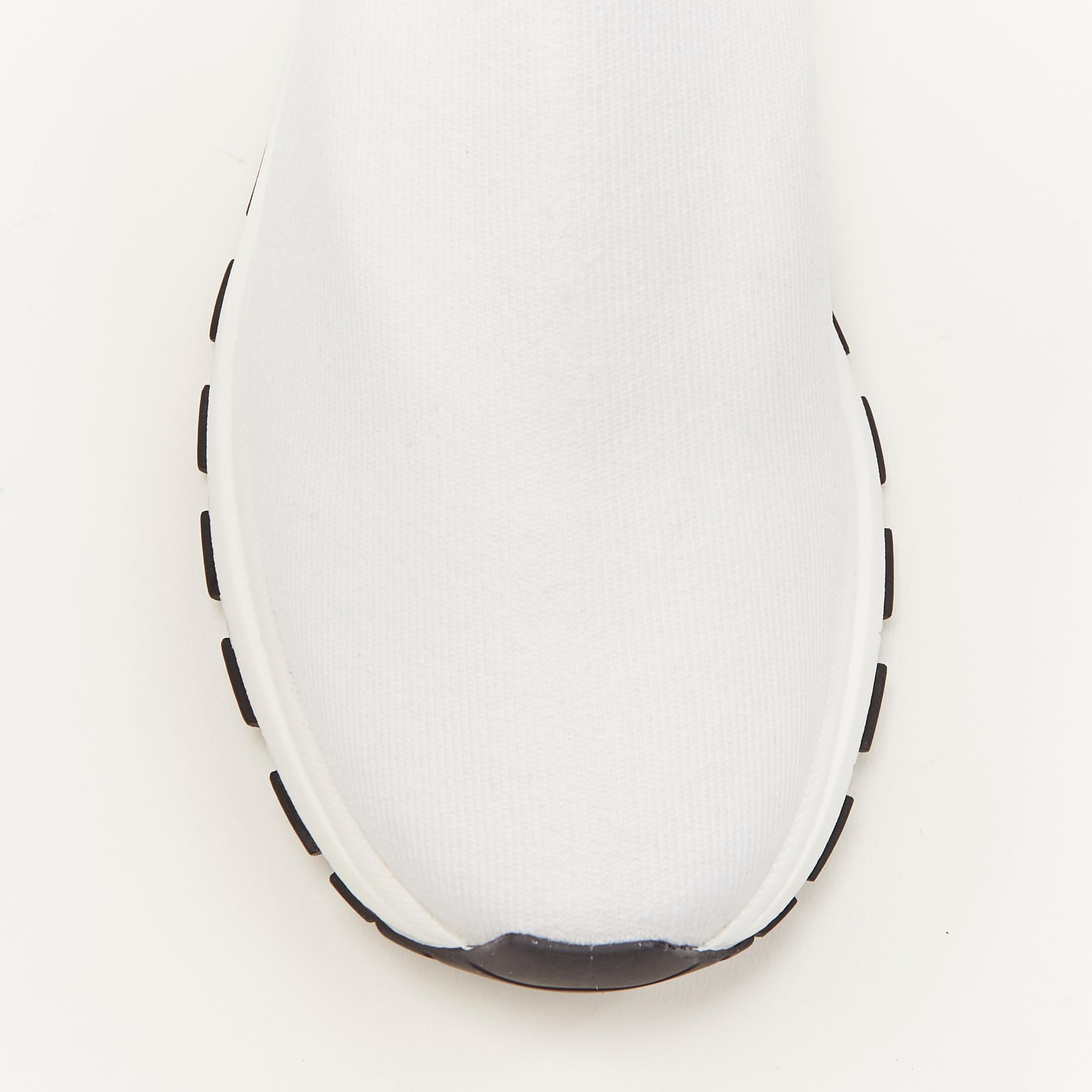 Neuer PRADA-Sneaker mit weißem Sockenstrick-Logodruck UK5 US6 EU39 2