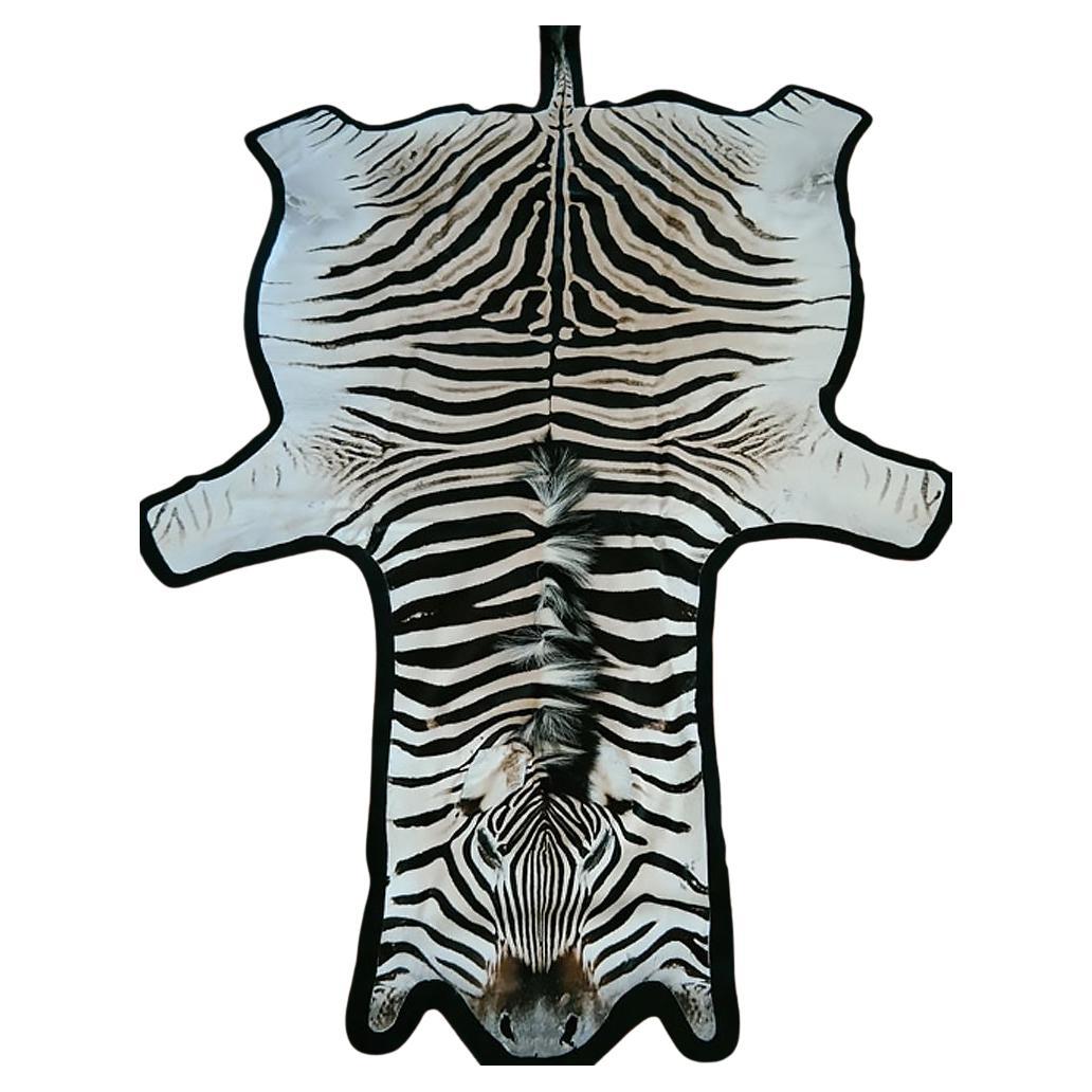 New Premium Felted Trophy Grade Burchell Zebra Skin Rug Hide Carpet