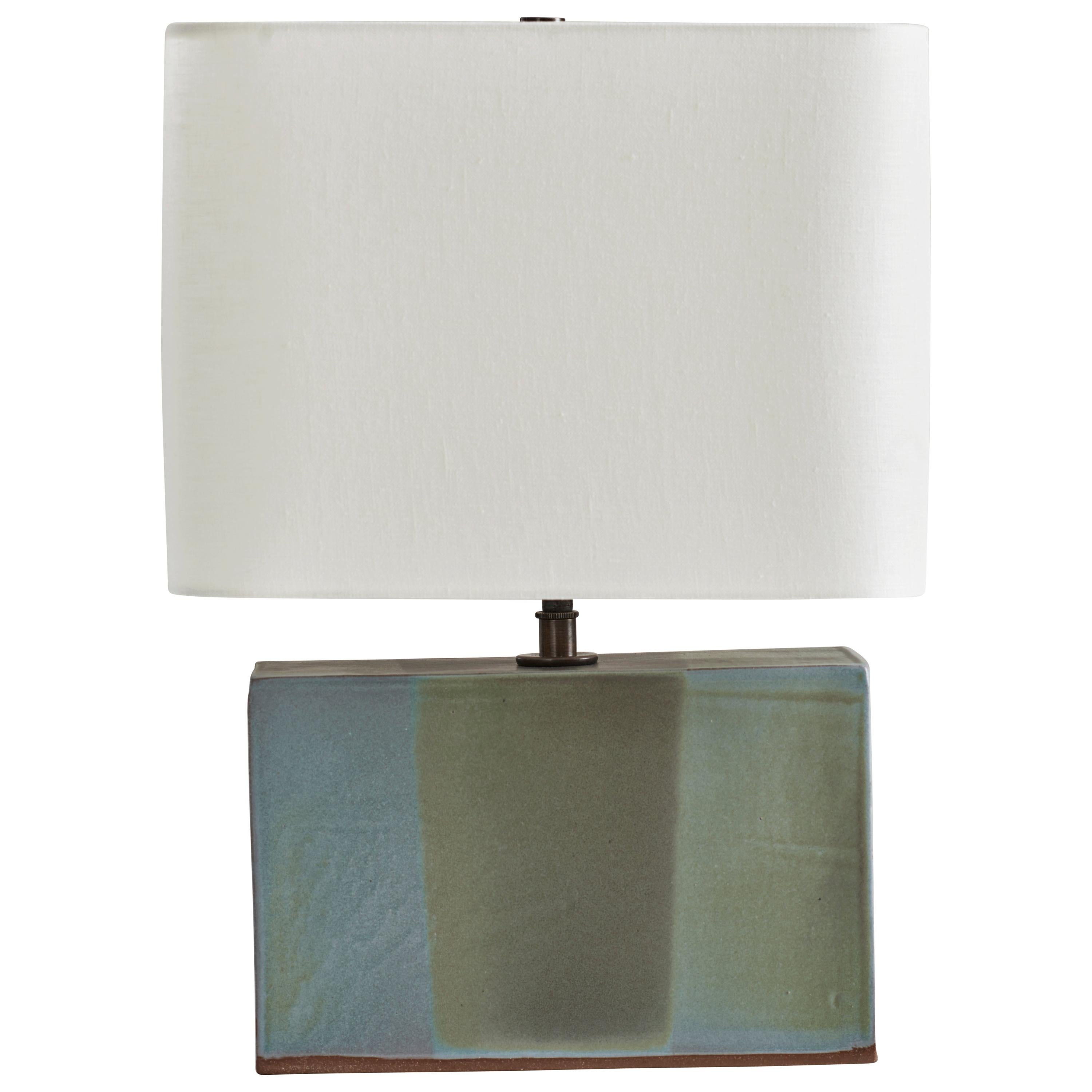 New Preston Lamp, Ceramic Sculptural Table Lamp by Dumais Made