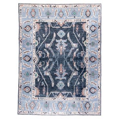 Nouvelle production Oushak en bleu marine et bleu perle