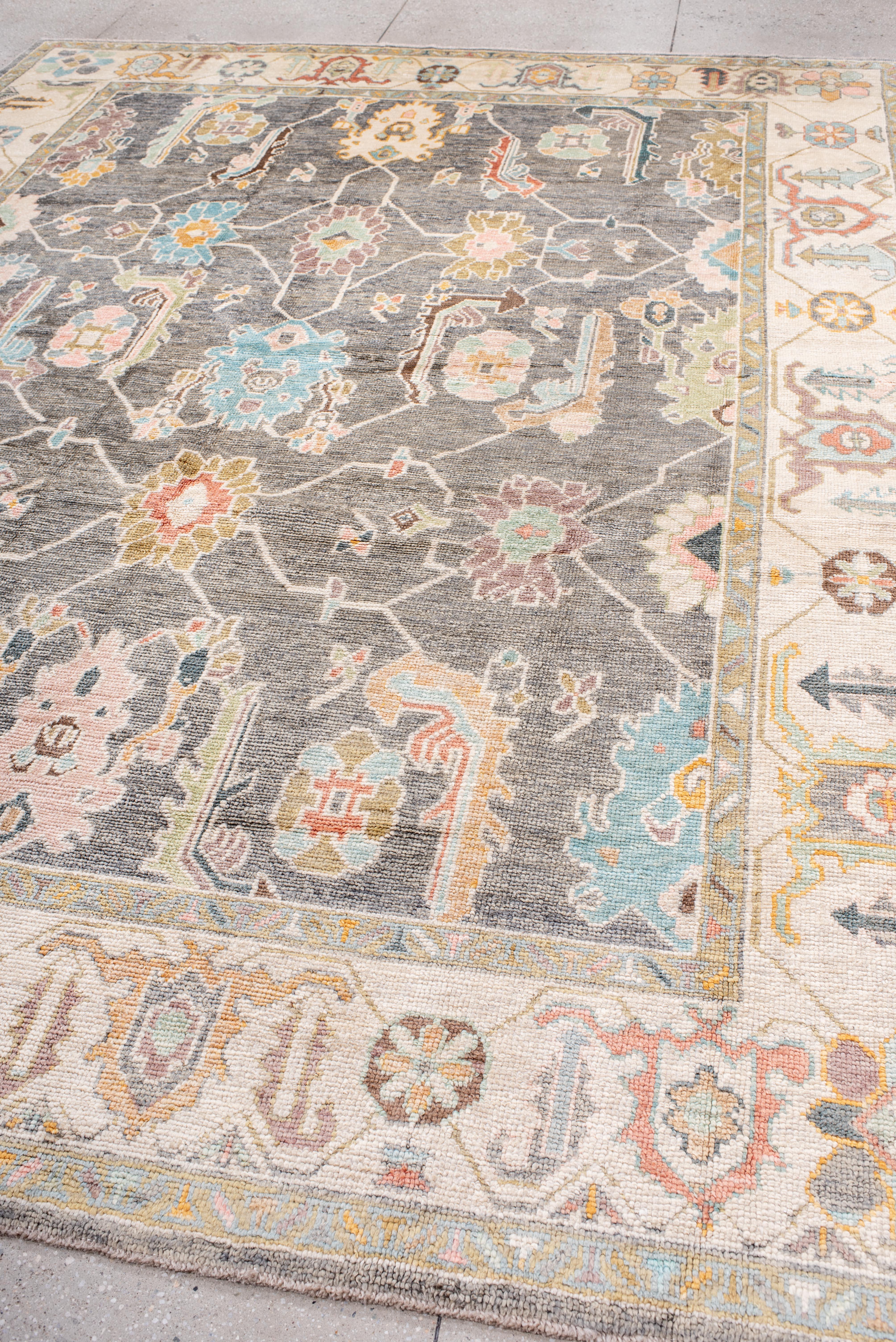 Tappeto Oushak di ispirazione vintage di nuova produzione in vendita 2