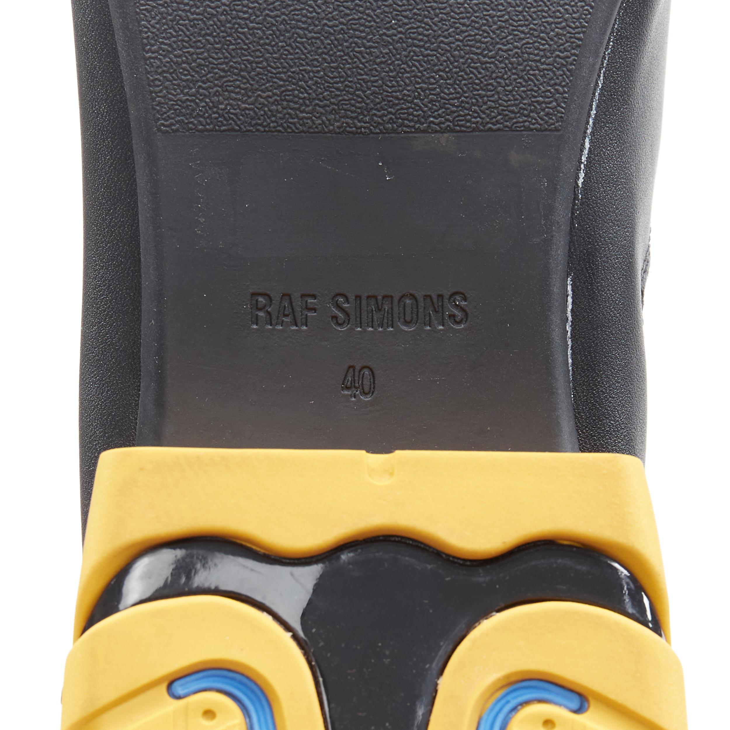 new RAF SIMONS Runner Solaris 21 runner sneaker block heel leather flats EU40 1