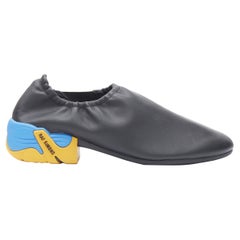 new RAF SIMONS Runner Solaris 21 runner sneaker block heel leather flats EU40