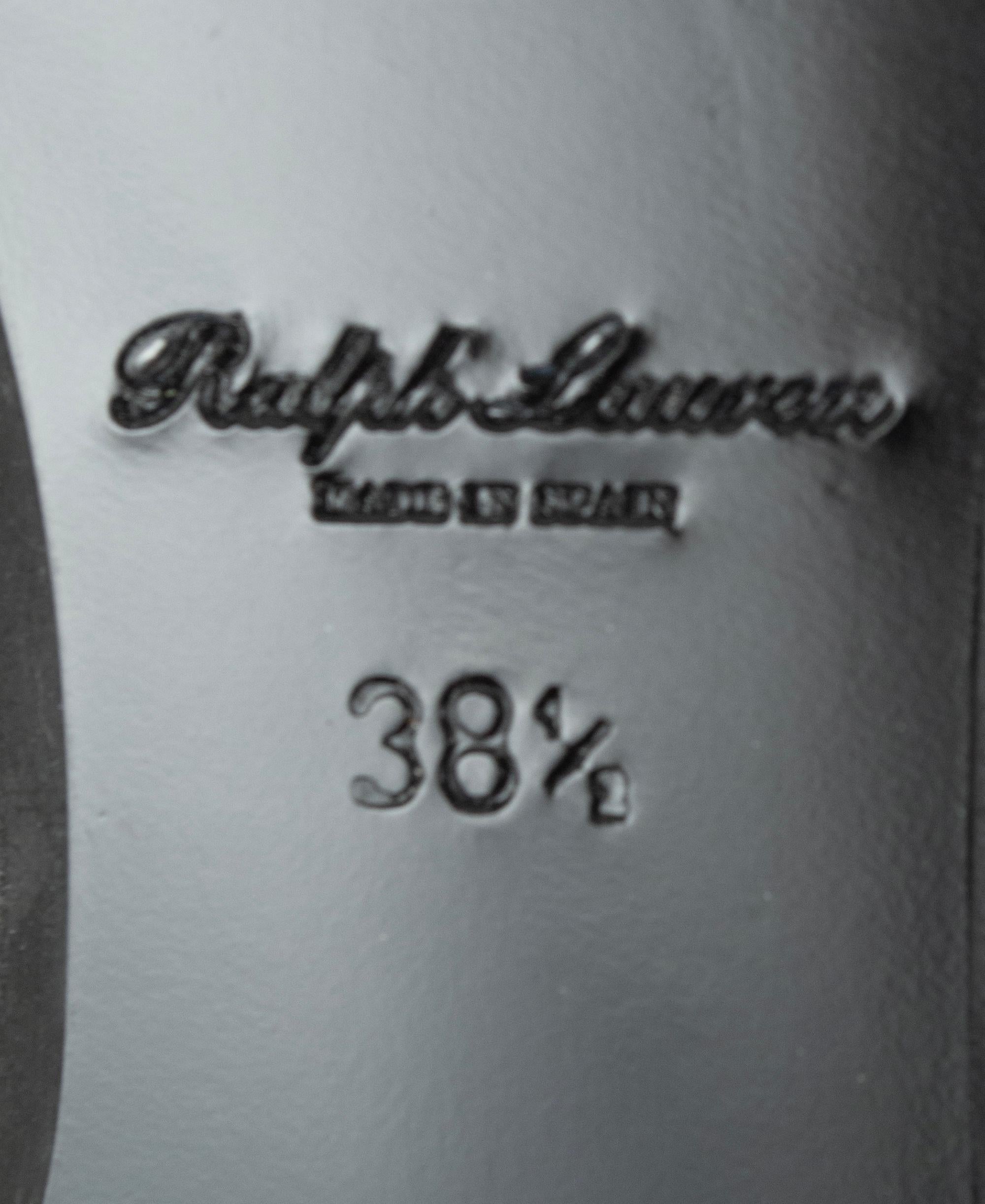 New Ralph Lauren Purple Label Leopard Calf Hair Ballet Slides – 38.5 / 8, 2015 For Sale 4