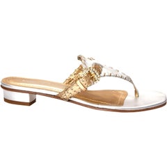 New Ramon Tenza Spain Flat Sandal Slides Sz 6.5